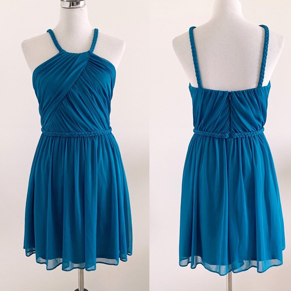 Hailey Logan by Adrianna Papell Cocktail Dress Teal